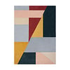 Moderner Teppich - Mozo Alwyn Bunt Rosa - thumbnail 1