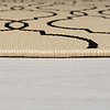 Balkon Teppich - Floreno Milan Beige Schwarz - thumbnail 3