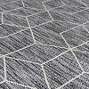 Balkon Teppich - Liparo Napoli Schwarz - thumbnail 2