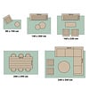 Outdoor Teppich - Plazo Willow Blau - thumbnail 5