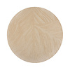 Moderner Teppich Rund - Solacio Leaves Beige - thumbnail 1