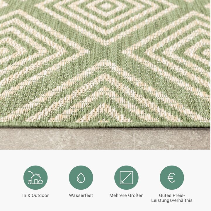 Gartenteppich - Brava Grün - 6