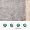 Waschbarer Teppich - Clean Hellgrau - thumbnail 5