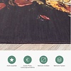 Teppich Floral - Florine Schwarz Orange - thumbnail 3
