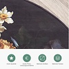 Teppich Floral Rund - Florine Schwarz Blau - thumbnail 4