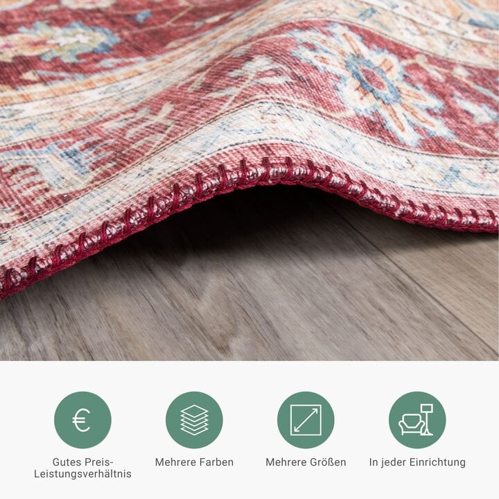 Teppich Vintage - Azara Rot - 5