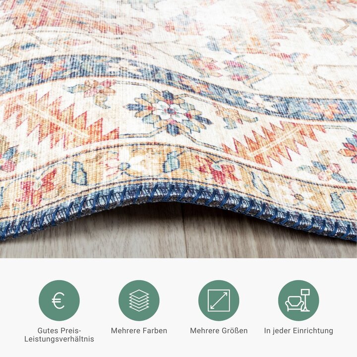 Teppich Vintage - Azara Persia Hellblau - 5