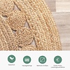 Jute Teppich Rund - Fair Sun Natur - thumbnail 4