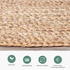 Jute Teppich Rund - Fair Natur - thumbnail 7