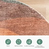 Moderner Teppich Rund - Field Terra Rot - thumbnail 4