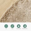 Hochflor Teppich Rund - Glorious Champagner Creme - thumbnail 5