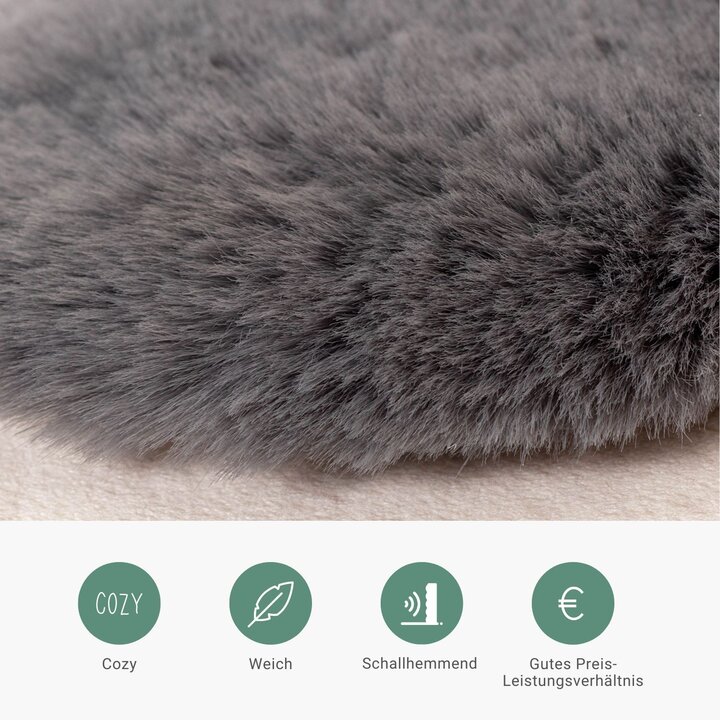 Kinderteppich - Huggy Schaf Anthrazit - 5