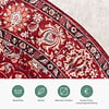 Teppich Vintage Rund - Imagine Medaillon Rot - thumbnail 4