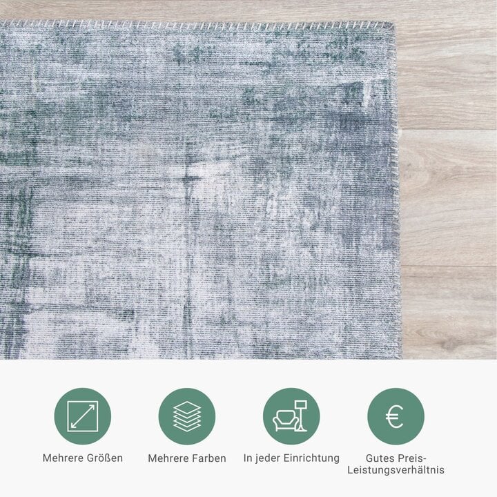Moderner Teppich - Strength Grau Grün - 4