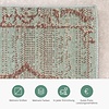 Teppich Vintage - Spring Patchwork Grün Grau - thumbnail 5