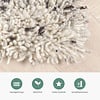 Hochflor Wollteppich - Royal Creme Grau - thumbnail 6