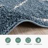 Teppich Hochflor - Grand Lines Blau Creme - thumbnail 4