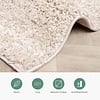 Teppich Hochflor - Sensa Lines Creme Schwarz - thumbnail 6
