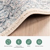 Teppich Vintage - Inspire Blau Creme 218 - thumbnail 3