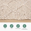Wollteppich - Knit Beige - thumbnail 5