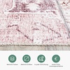 Patchwork Teppich - Lago Rot Rosa - thumbnail 4