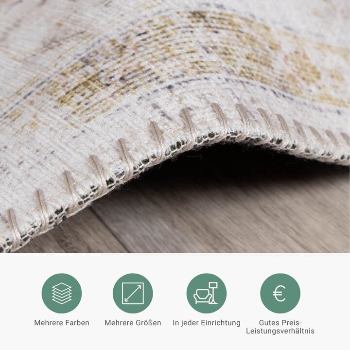 Teppich Vintage - Lago Grün Creme - 4