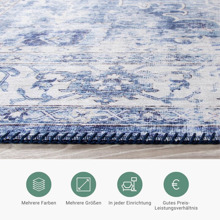 Teppich Vintage - Lago Blau - 6