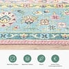 Teppich Vintage - Lily Medaillon Hellblau Türkis - thumbnail 4
