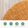 Teppich Hochflor Rund - Lofty Ockergelb - thumbnail 4