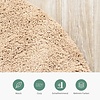 Teppich Hochflor Rund - Lofty Beige - thumbnail 4
