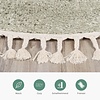 Teppich Hochflor Rund - Lofty Fringe Mint - thumbnail 5