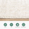 Skandinavischer Teppich - Lova Maze Creme - thumbnail 5