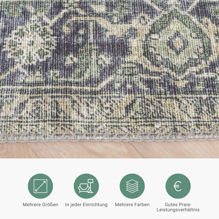 Teppich Vintage - Lugan Grün - 3