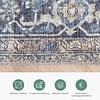 Teppich Vintage - Lugan Taupe Blau - thumbnail 3