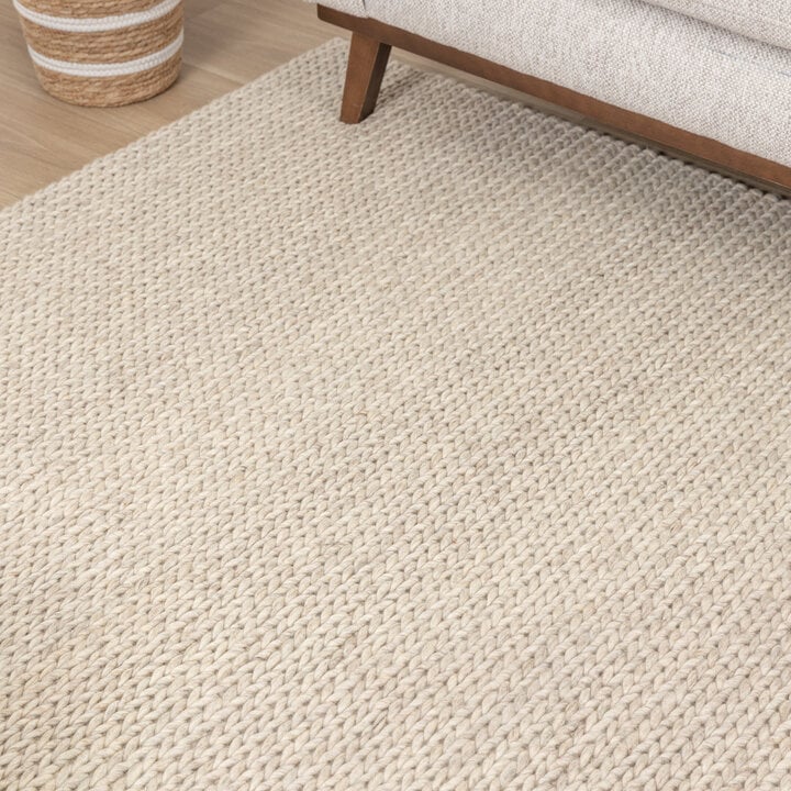 Wollteppich - Twist Beige - 3