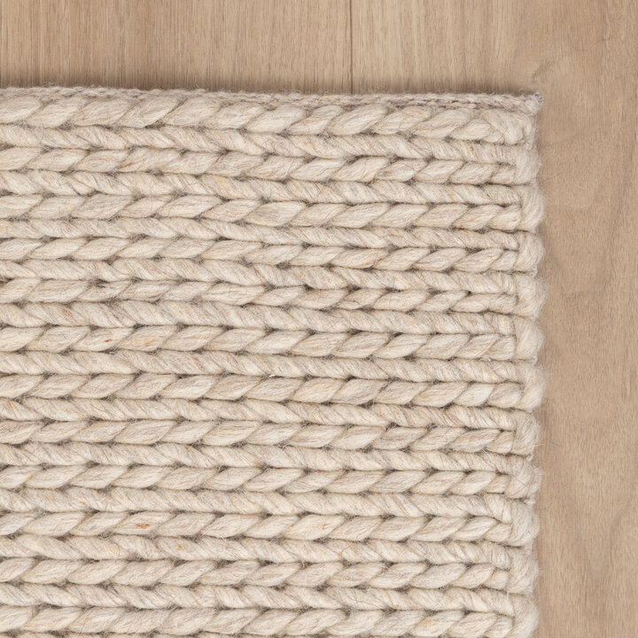 Wollteppich - Twist Beige - 6