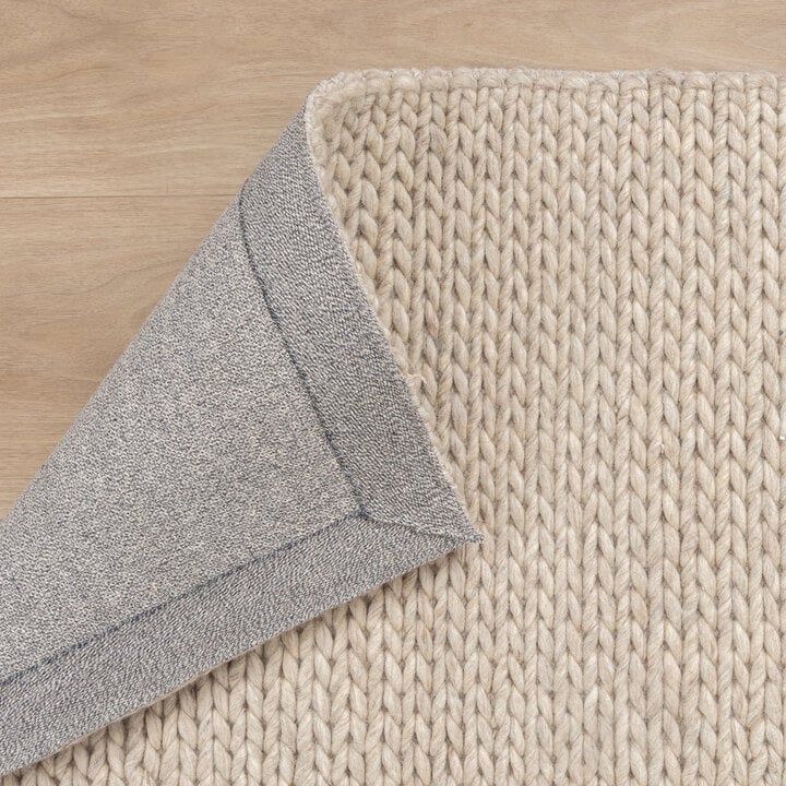 Wollteppich - Twist Beige - 7