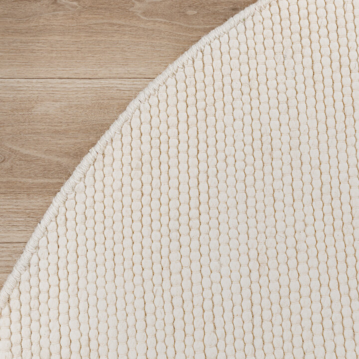 Wollteppich Oval - Feline Weiß - 5