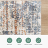 Waschbarer Teppich - Nova Abstract Bunt - thumbnail 5