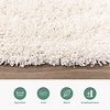 Waschbarer Hochflor Teppich - Tidy Weiss - thumbnail 2