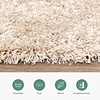 Waschbarer Hochflor Teppich - Tidy Beige - thumbnail 2