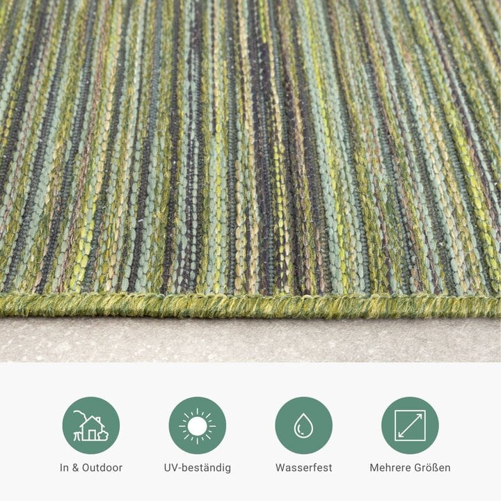 Outdoor Teppich - Torres Grün Meliert - 5