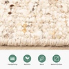 Wollteppich - Nero Beige Meliert - thumbnail 6