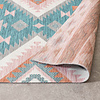 Outdoor Teppich Boho - Vedra Aztec Blau - thumbnail 6