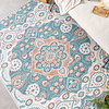 Outdoor Teppich Boho - Vedra Medaillon Blau - thumbnail 3