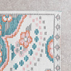 Outdoor Teppich Boho - Vedra Medaillon Blau - thumbnail 5