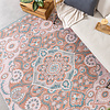 Outdoor Teppich Boho - Vedra Medaillon Rosa - thumbnail 3