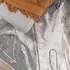 Waschbarer Teppich Abstrakt - Misha Lines Creme Grau - thumbnail 2