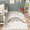Waschbarer Kinderteppich - Ravi Rainbow Bunt - thumbnail