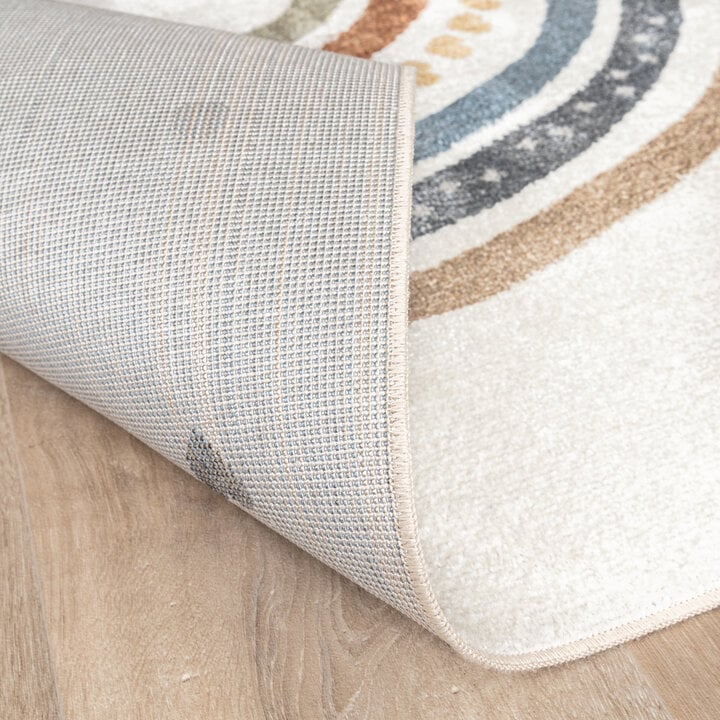 Waschbarer Kinderteppich - Ravi Rainbow Bunt - 6